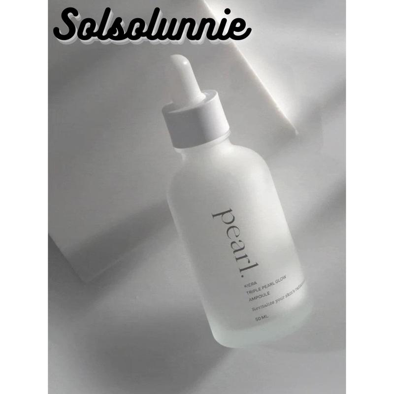 KIE_004 Solsolunnie - Tinh chất hỗ trợ dưỡng sáng Kiera Triple Pearl Glow Ampoule 50ml