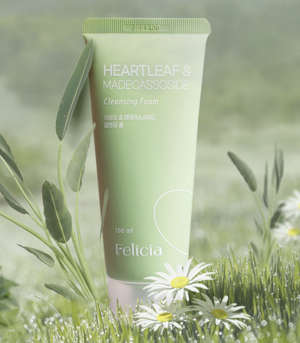 FE_001 Felicia Heartleaf & Madecassoside Cleansing Foam