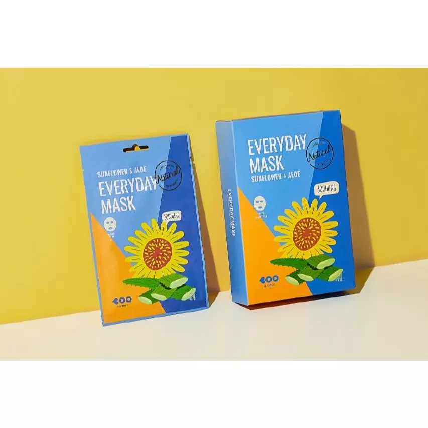 DB_001 Mặt nạ Dearboo Sunflower & Aloe Everyday Mask (1miếng)